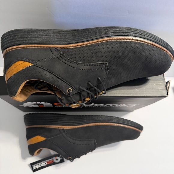 🆕 🖤 Akademiks Men’s Black & Tan Casual Oxford Shoes Size 13 — Modern Comfort - Picture 10 of 16